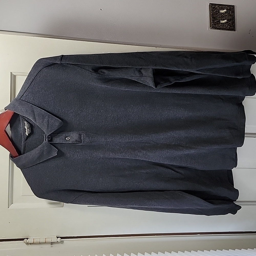 Eddie Bauer Men's Black Polo Shirt